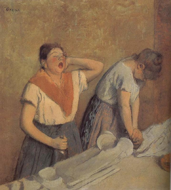 Edgar Degas Laundryman Norge oil painting art